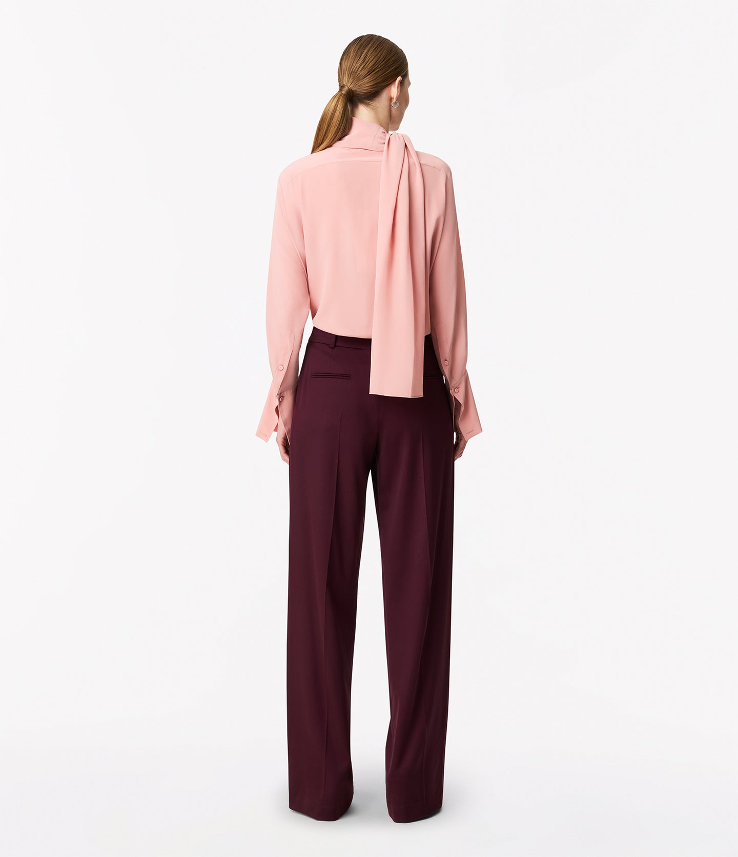 Signature Bow Blouse | Blush