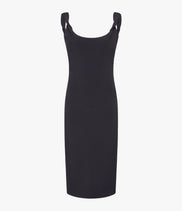 Twist Bias Dress | Black