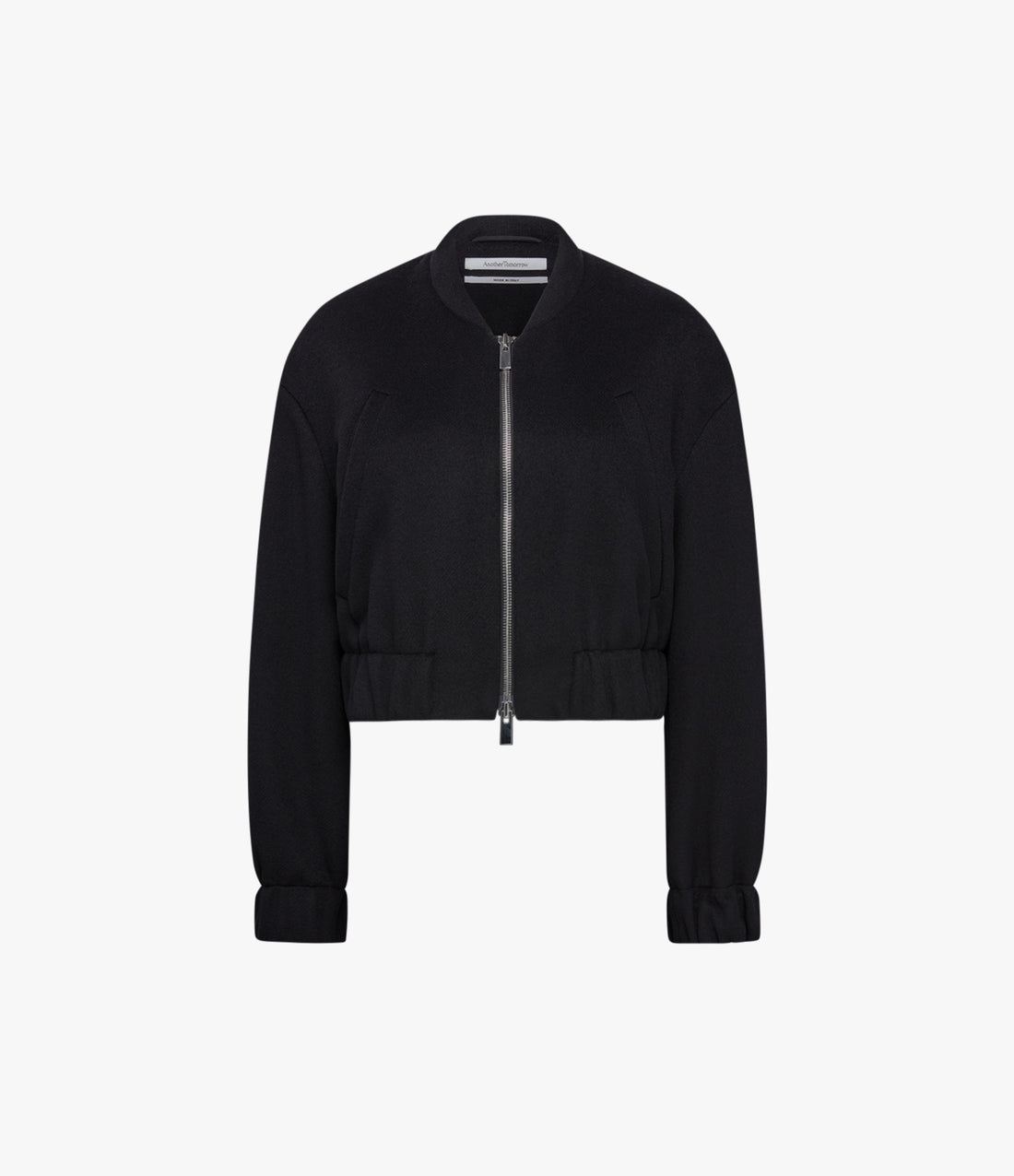 Wool Bomber Jacket | Black