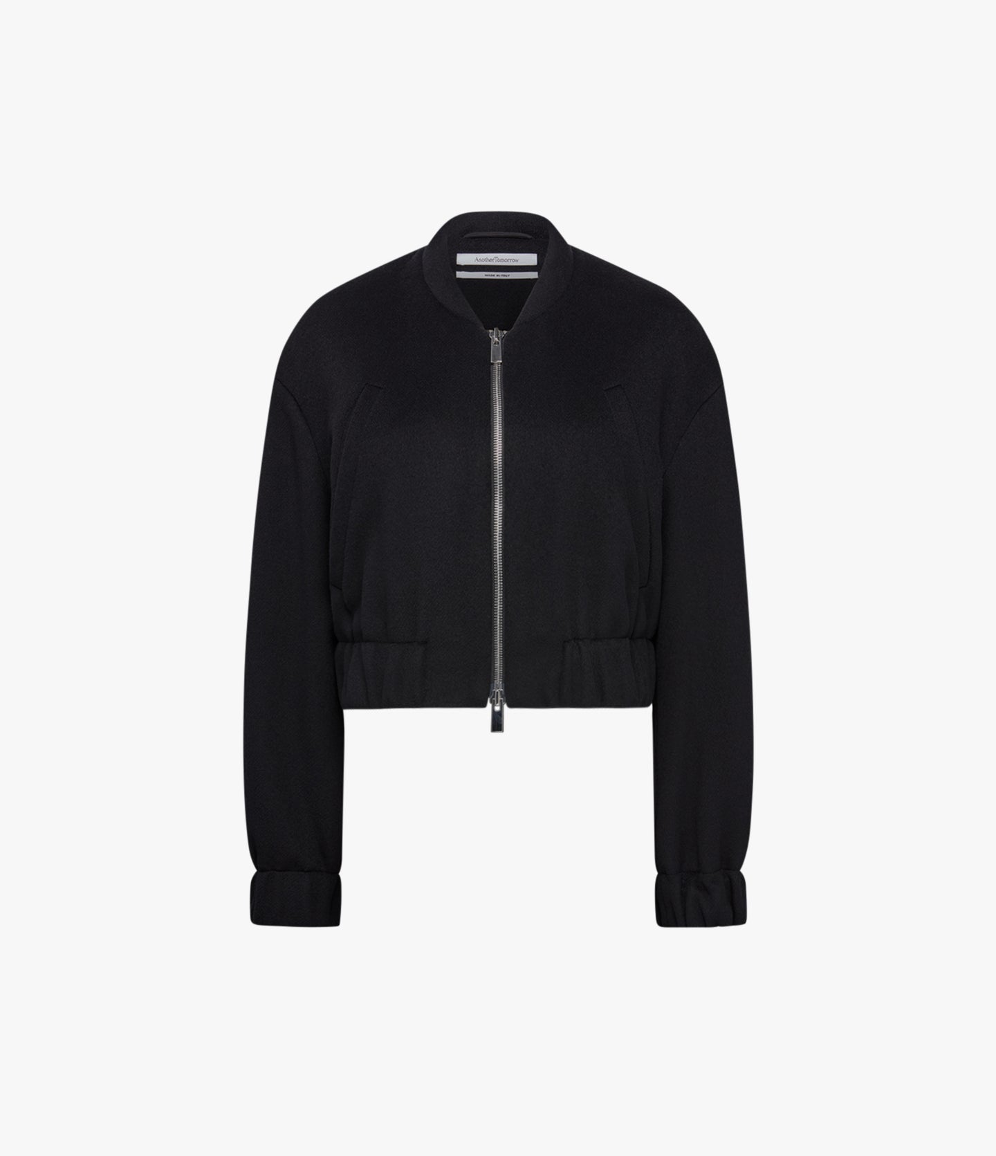Wool Bomber Jacket | Black
