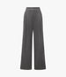 Cashmere Pleated Trouser | Medium Melange Grey in medium melange grey