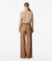 Cashmere Pleated Trouser | Camel in camel