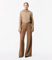 Cashmere Pleated Trouser | Camel in camel