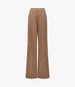 Cashmere Pleated Trouser | Camel in camel