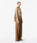 Cashmere Pleated Trouser | Camel in camel