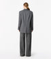 Tailored Cashmere Jacket | Medium Melange Grey in medium melange grey