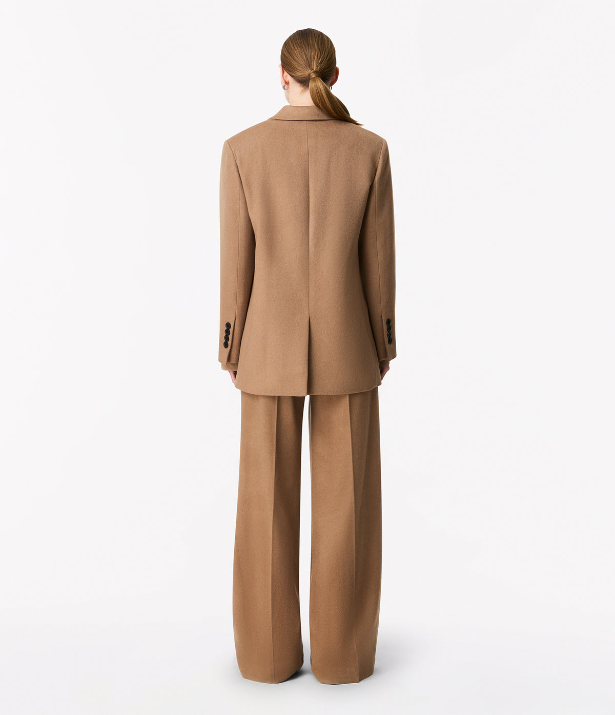 Another Tomorrow Tailored Cashmere Jacket in Camel – Cashmere Women's Jacket