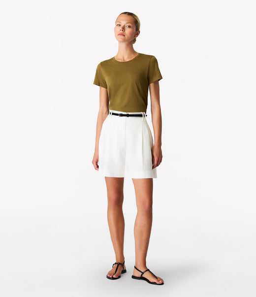 Crew Neck T-Shirt | Moss