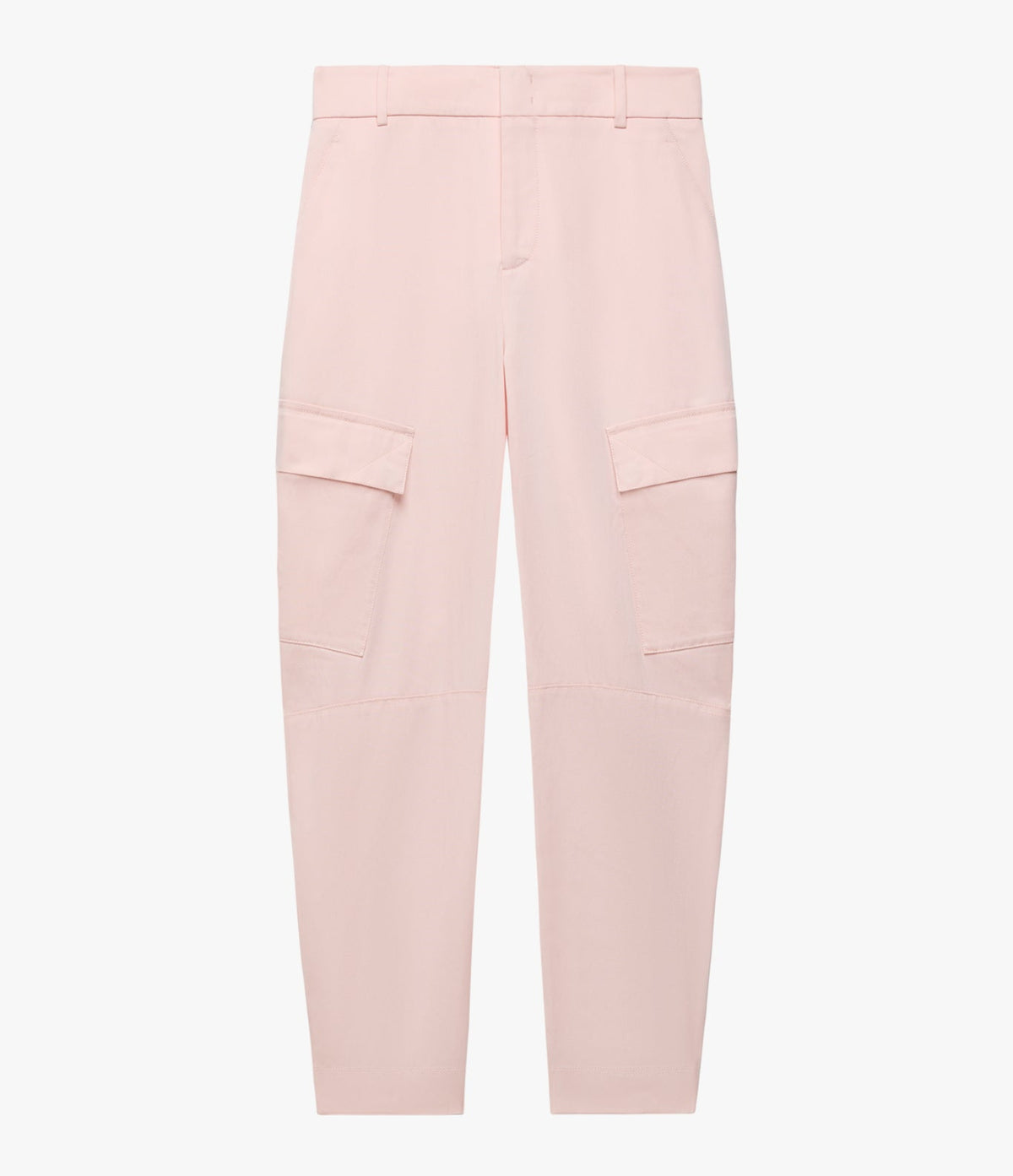 Another Tomorrow Curved Cargo Pant in Quartz – Cotton Women's Trousers