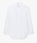 Another Tomorrow Pleat Back Poplin Shirt in White – Cotton Women's Top