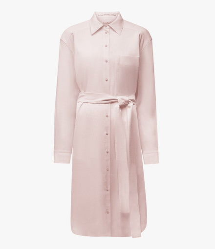 Pleat Back Shirt Dress | Quartz
