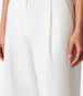 Relaxed Wide Leg Pant | Off White in off white