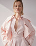 Another Tomorrow Soft Trench in Quartz – Cotton Women's Outerwear