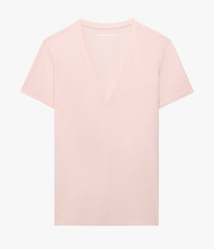 V-Neck Tee | Quartz