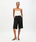 Another Tomorrow Bermuda Short in Black – Cotton Women's Trousers