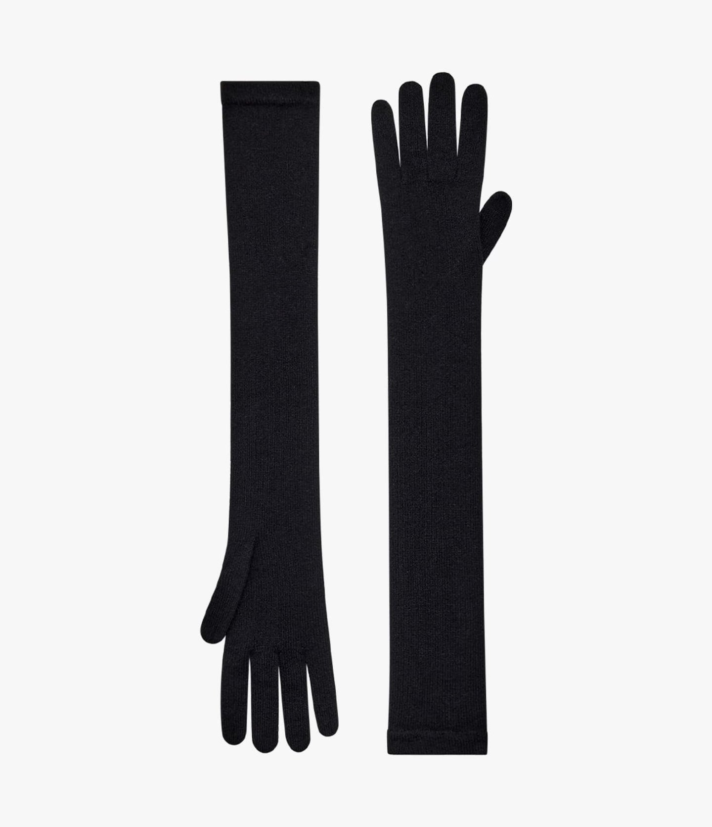 Another Tomorrow Cashmere Gloves in Black – Cashmere