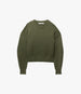 Cashmere Knit Sweatshirt | Moss