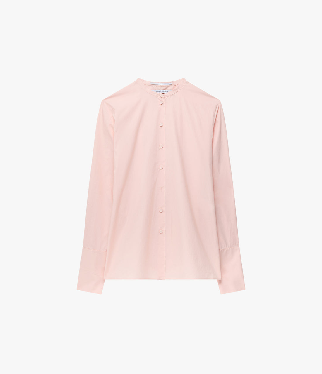 Collarless Blouse | Lotus Pink