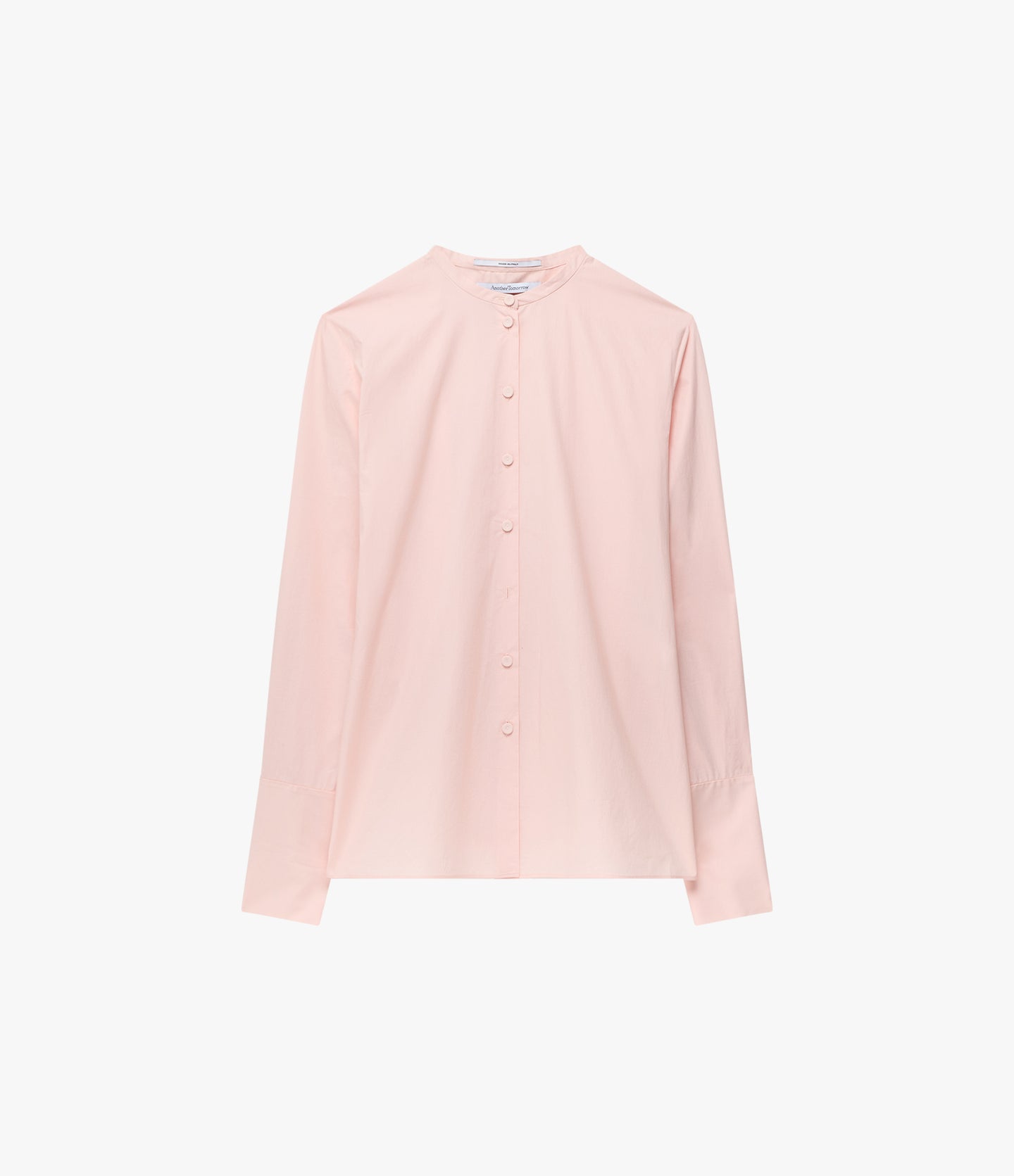 Collarless Blouse | Lotus Pink