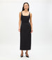 Contour Seamed Dress | Black