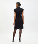 Double Face Cowl Dress | Black