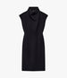 Another Tomorrow Double Face Cowl Dress in Black – Wool Women's Dress