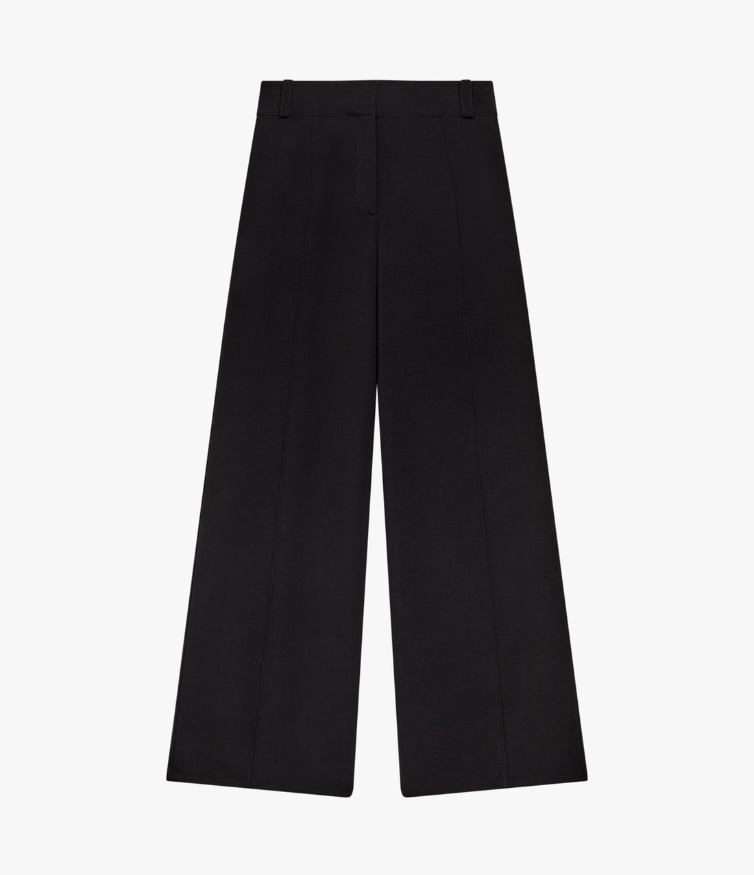 Double Face High Waist Pant | Black