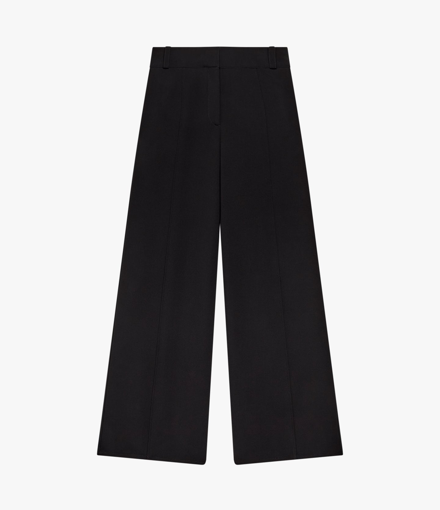 Double Face High Waist Pant | Black