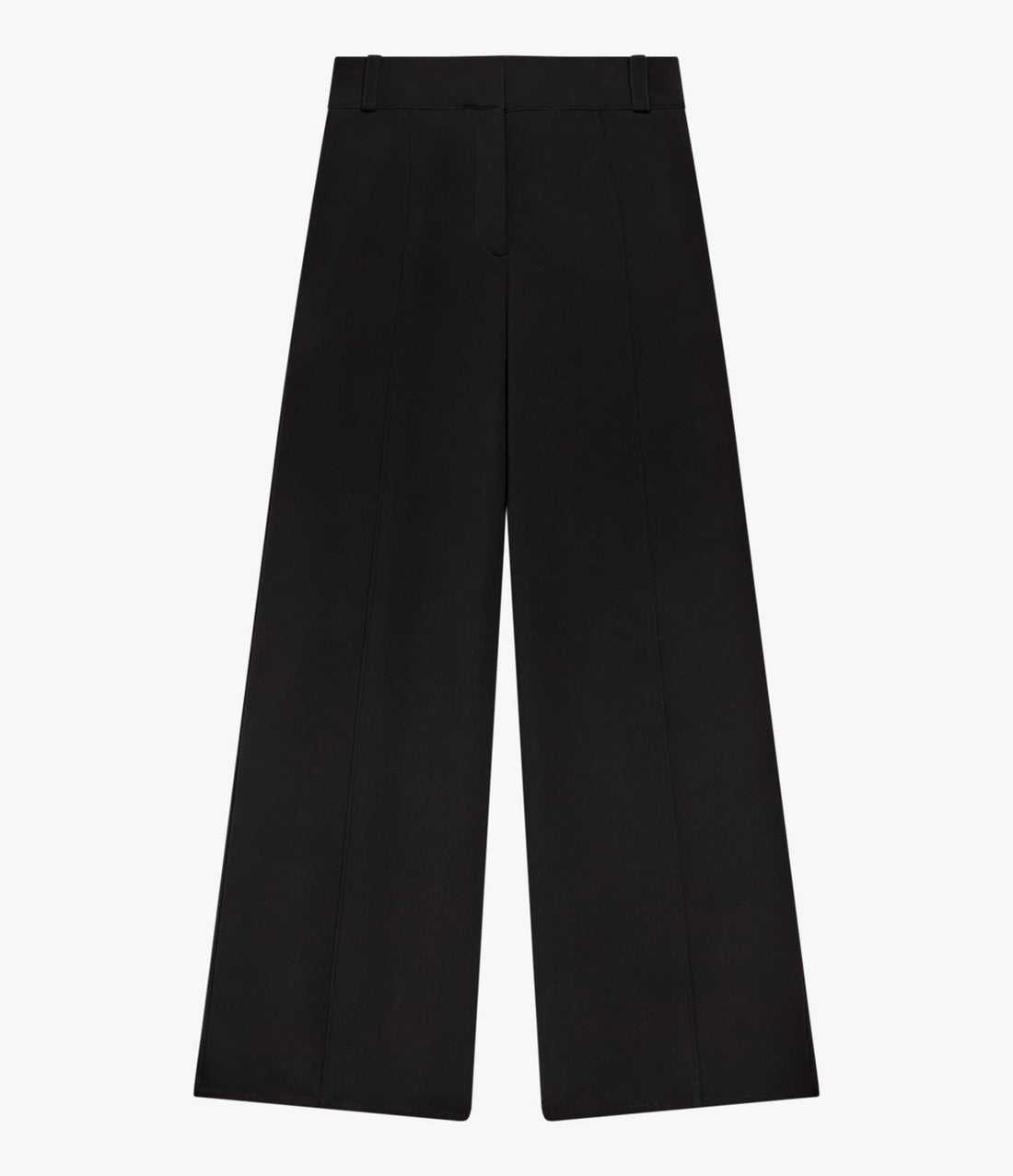 Double Face High Waist Pant | Black