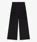 Double Face High Waist Pant | Black