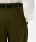 Double Face High Waist Pant | Moss