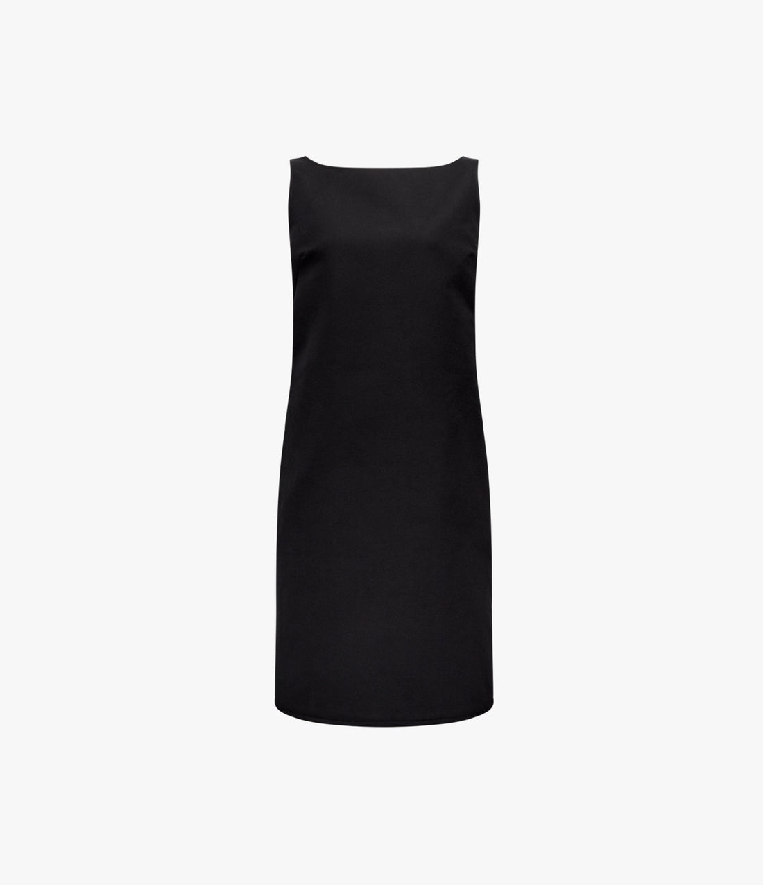 Double Face Sheath Dress | Black