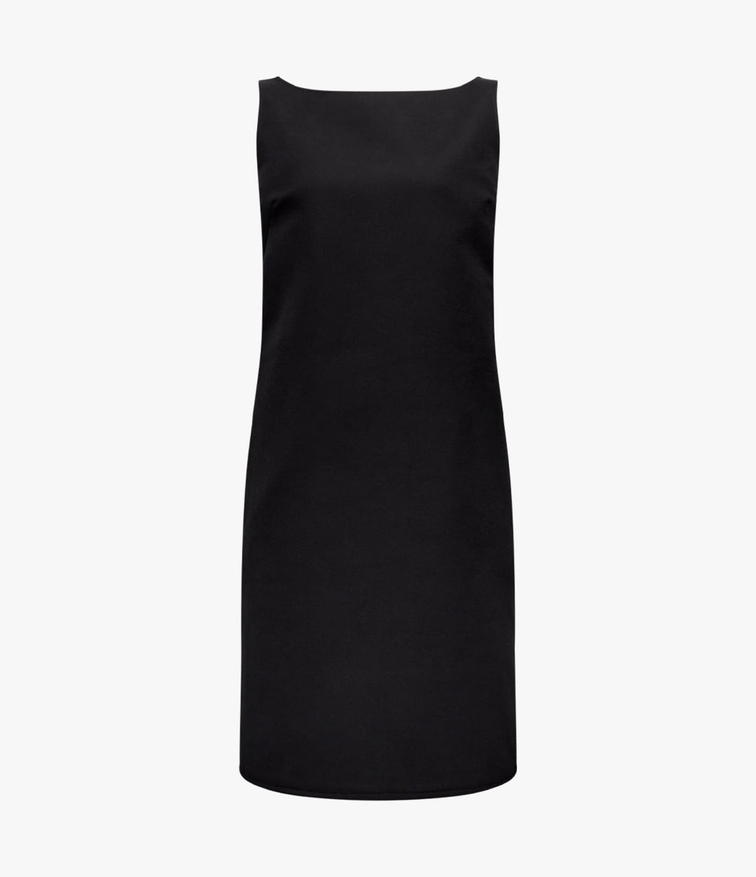 Another Tomorrow Double Face Sheath Dress in Black – Cotton Women's Dress
