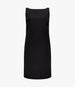 Another Tomorrow Double Face Sheath Dress in Black – Cotton Women's Dress