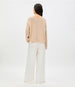 Draped Knit Sweater | Sand