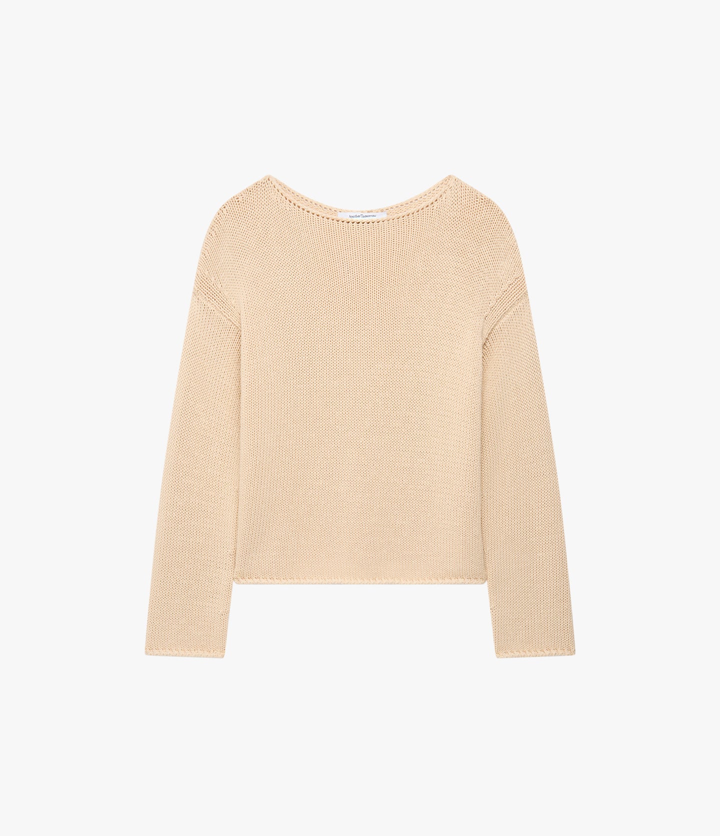 Draped Knit Sweater | Sand