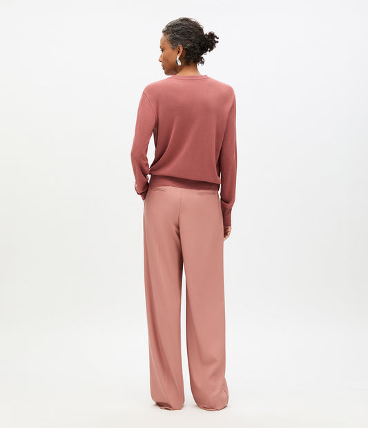 Another Tomorrow Featherweight Crew in Earth – Wool
