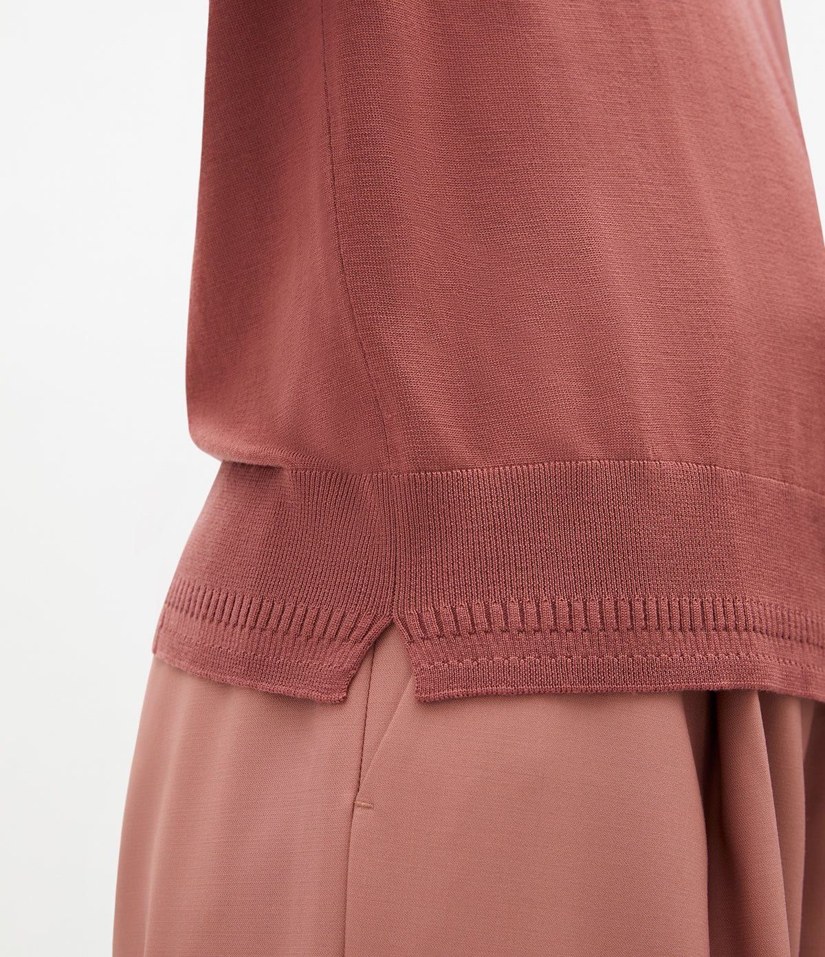 Another Tomorrow Featherweight Crew in Earth – Wool