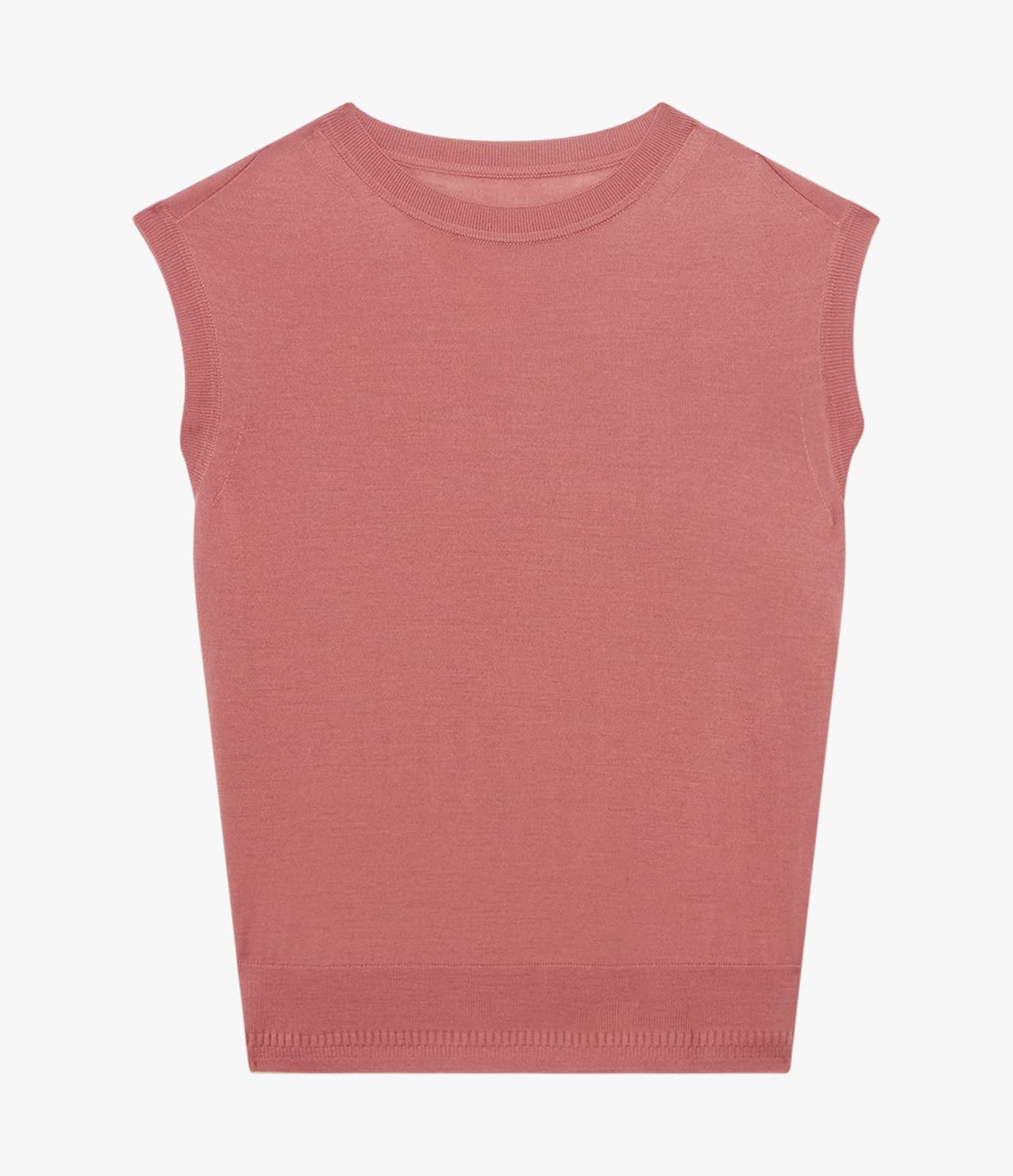 Another Tomorrow Featherweight Shell in Earth – Wool Women's Top