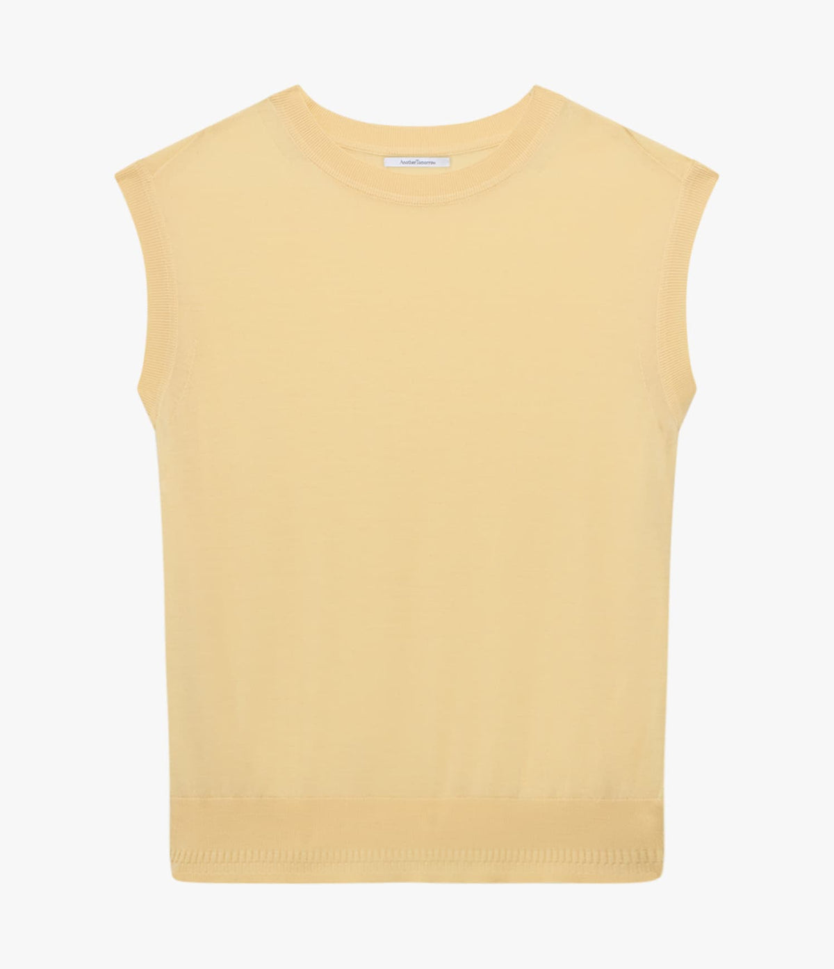 Another Tomorrow Featherweight Shell in Butter – Wool Women's Top