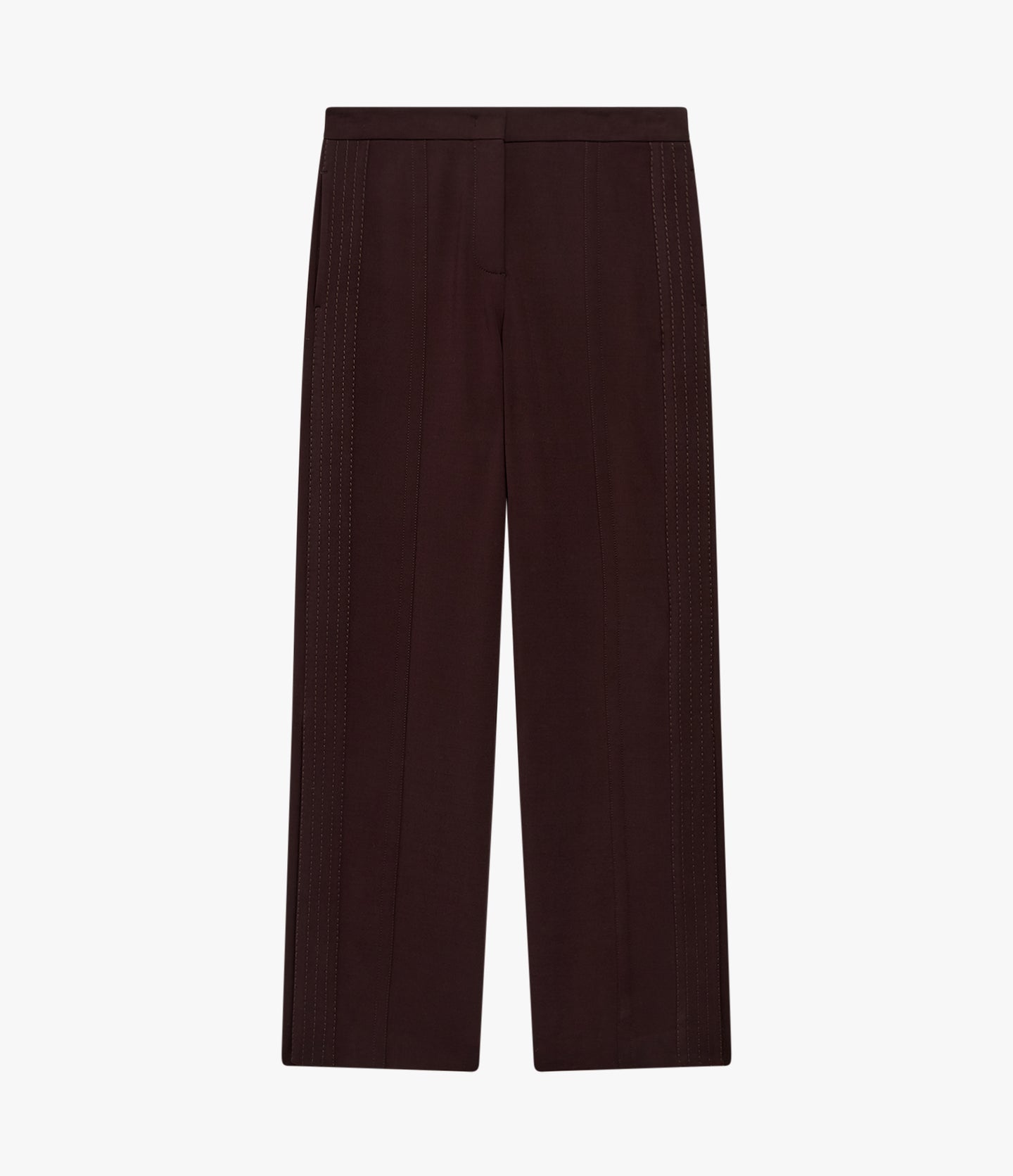 Fluid Jersey Track Pant | Dark Chocolate