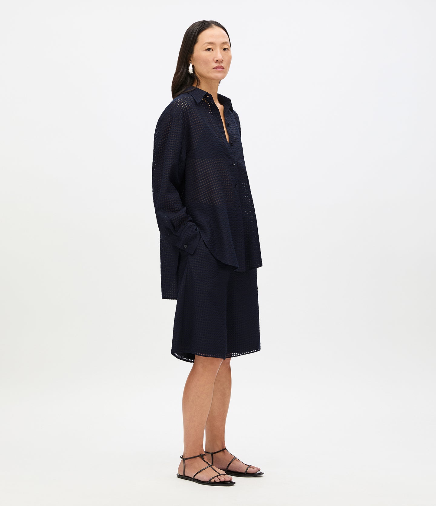 Gingham Blouse | Black