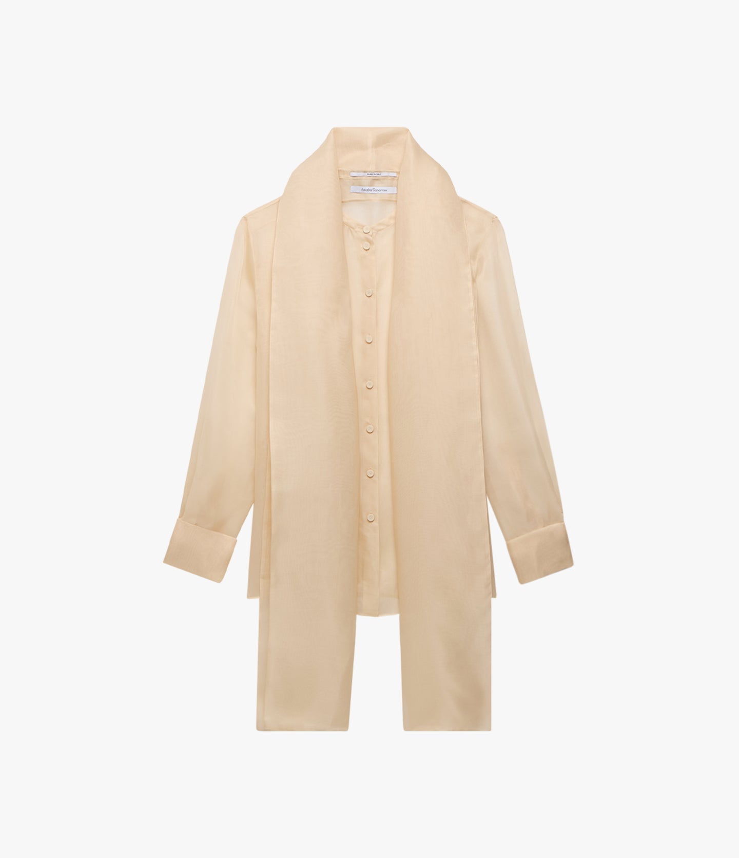 Organza Bow Blouse | Sand