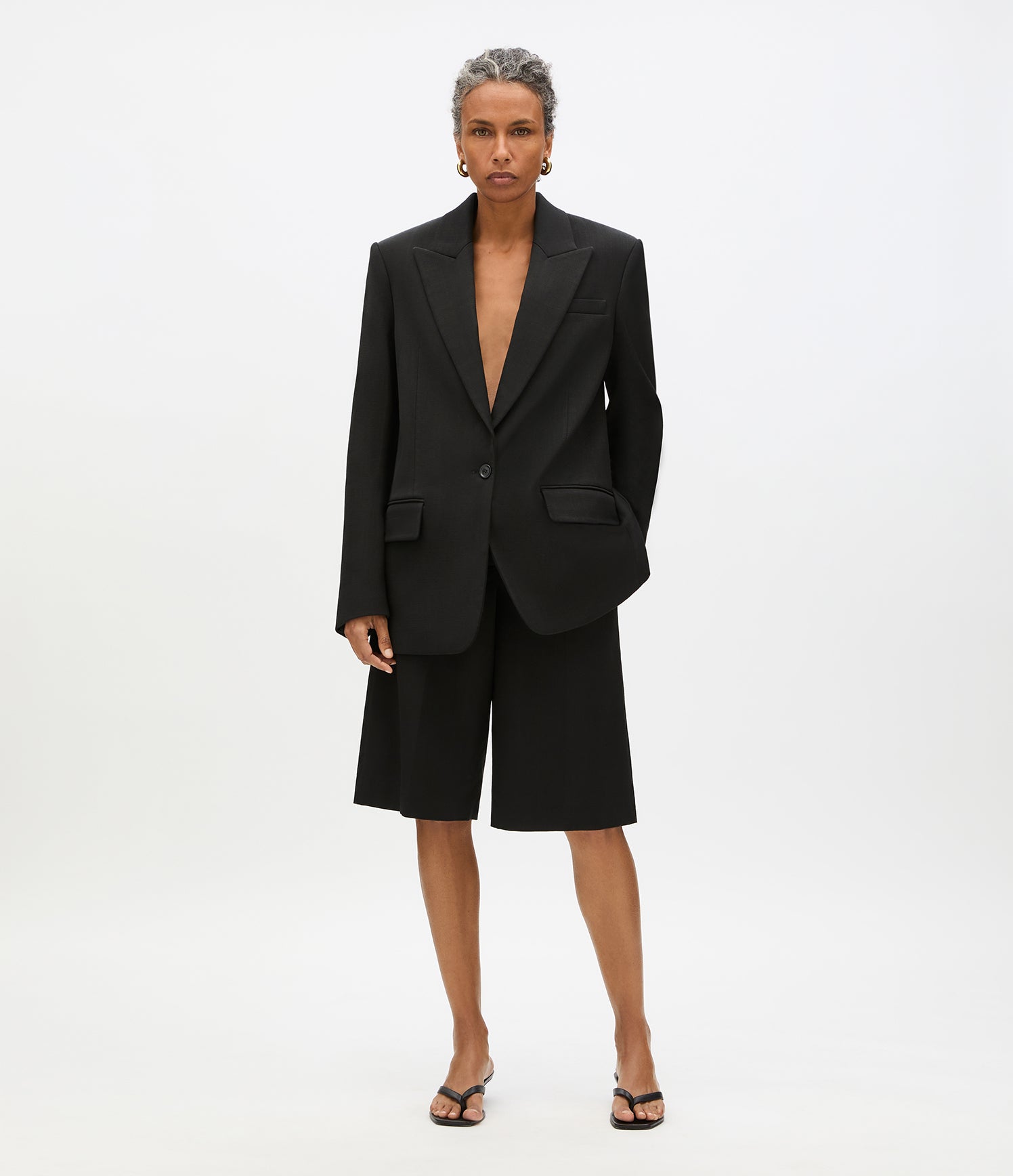 Oversized Tailored Jacket | Black – Another Tomorrow