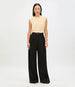 High Waisted Pleated Trouser | Black