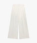 High Waisted Pleated Trouser | Off White