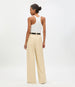 High Waisted Pleated Trouser | Sand