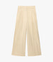 High Waisted Pleated Trouser | Sand