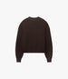 Rib Crewneck | Chocolate
