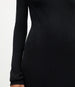 Rib Knitwear Dress | Black